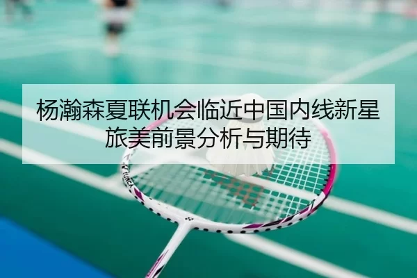 杨瀚森夏联机会临近中国内线新星旅美前景分析与期待